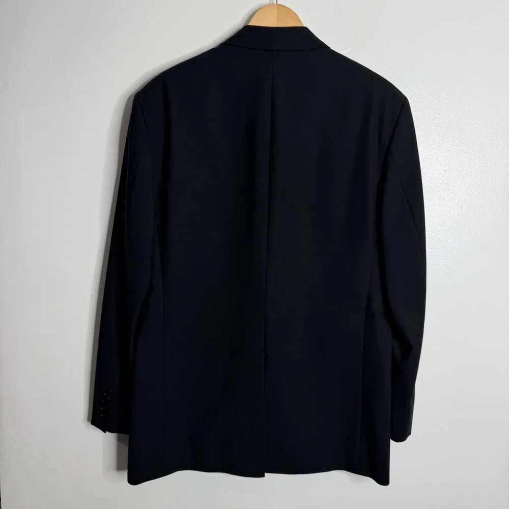 NWOT Brooks Brothers 346 Stretch Men's Black Solid Wool Blazer Size 41R Workwear